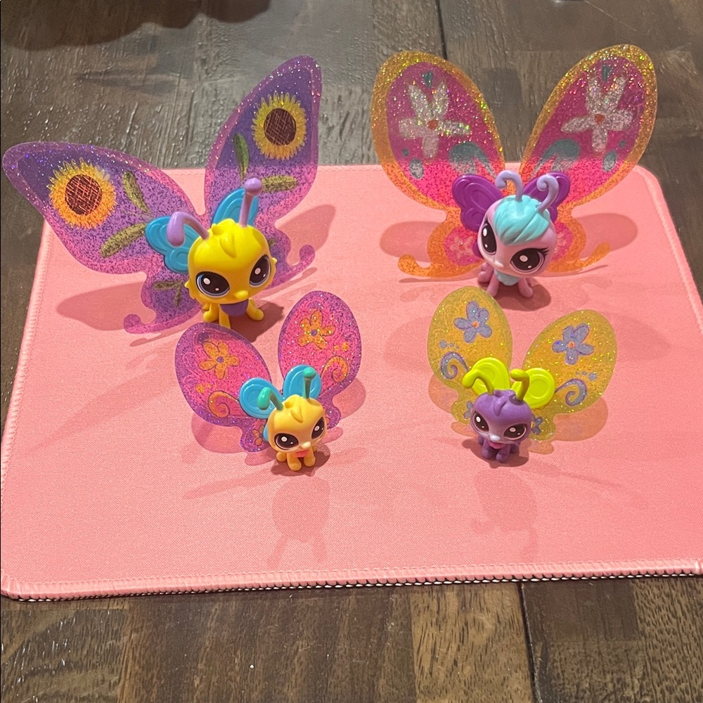Lps Littlest Pet Shop Fancy Flutters Butterflies Like New Authentic